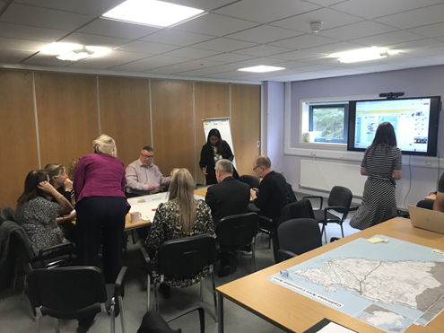 Area workshop in Thurso.