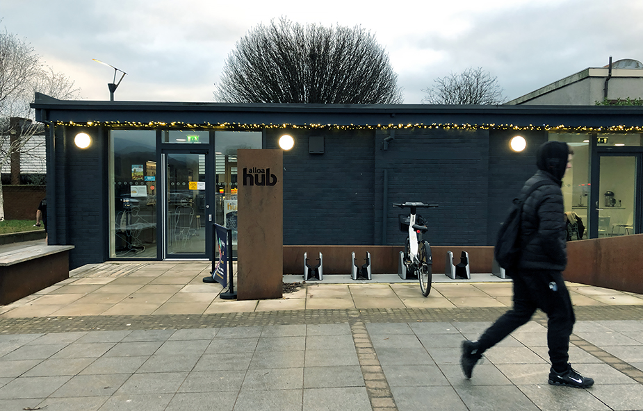 Alloa Hub entrance 